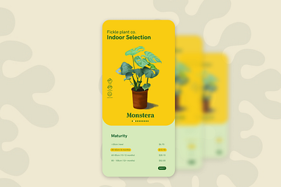Plant Store User Interface app branding design indoor plant minimal plant shop ui ui design web