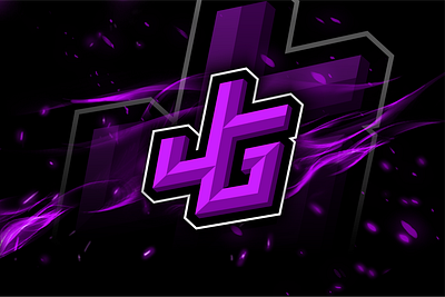 JG logo initials gaming esports - FOR SALE! 3d branding creative design esports fancy fire gamers gaming illustration initials logo jg jg logo letters logo logo esports logo gaming streamer twitch vector