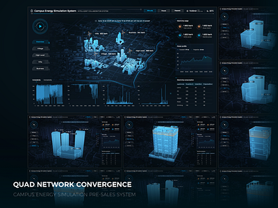 Fusion System x FUI 3d c4d city data data visualization fui fui design hud interface ui uiux ux