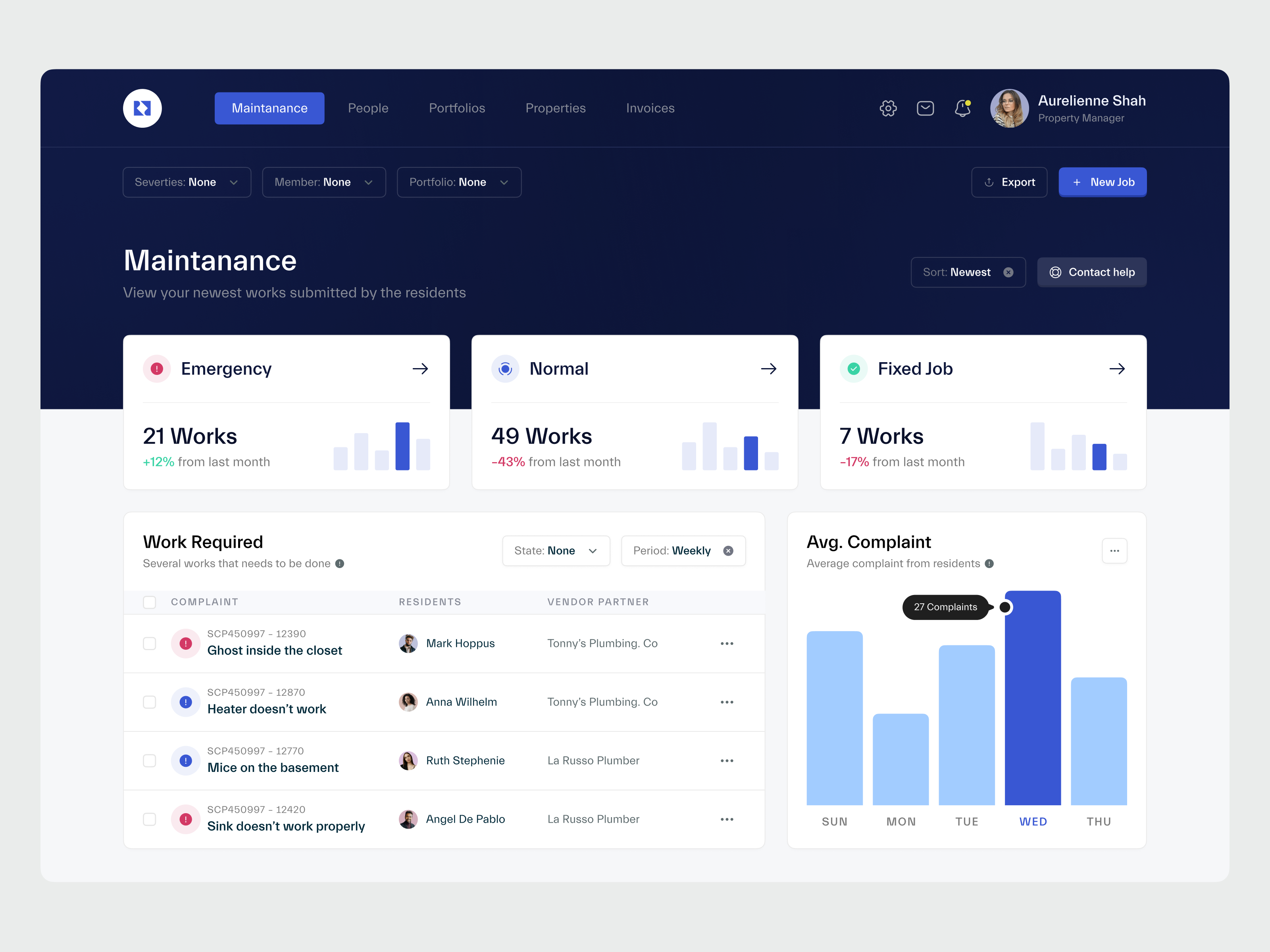 Example of UI/UX Product Design Monthly Retainer