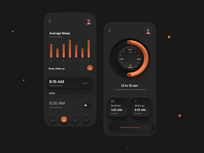 Alarm Mobile App Design app interface minimal mobile mobile app mobile app design mobile apps mobile ui mobileapp mobileui ui ui design uiux ux ux ui design