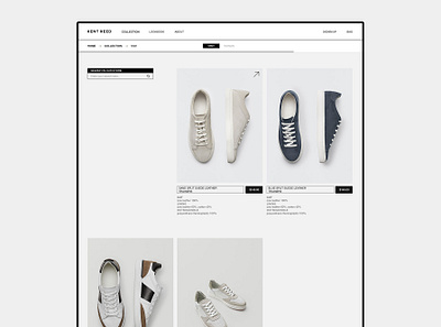 KENT REED - Clothing UI clothing creative design ecommerce ui webdesign website