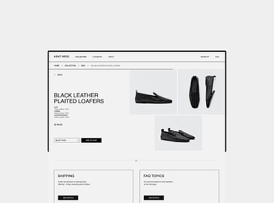 KENT REED - Clothing UI behance clothing creative design ecommerce ui webdesign website