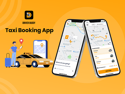 Driver Buddy Taxi booking app by Muhammad Farooq on Dribbble