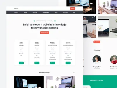 Website Creator landing page branding design landing landing page ui ux web