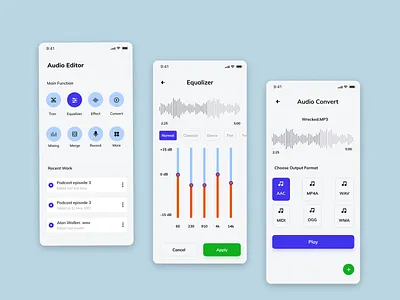 #Explorations - Audio Editor Mobile Application