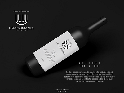 URANOMANIA brandidentity branding design image branding labeldesign logo logo design monogram design vector