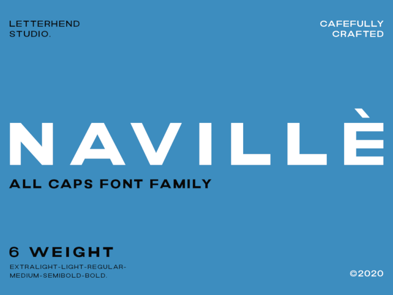 Naville Family - 6 Fonts font family freebies