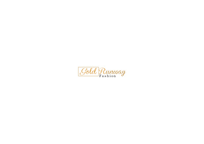 LOGO DESIGN FOR GOLD RUNWAY FASHION branding graphic design motion graphics