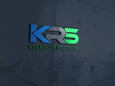 Real Estate Logo(KRS) branding branding and identity buisnesslogo business logo design corporate identity design logo real estate logo