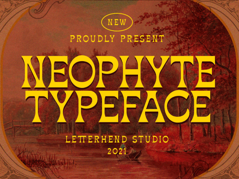 Neophyte Typeface elegant font freebies