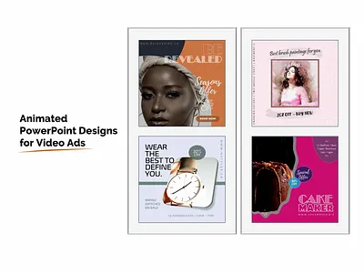 Product Video Ads with PowerPoint advertising animation branding graphic design illustration powerpoint template video