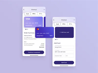Credit Card - Daily UI 002 002 02 card credit card credit card flow daily ui dailyui dailyui002 payment payment flow ui