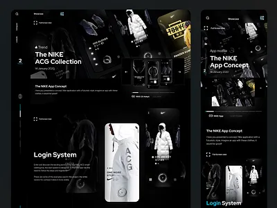 Portfolio website + responsive folio nike nikeclothes nikeshoes portfolio ui uidesign web webdesign