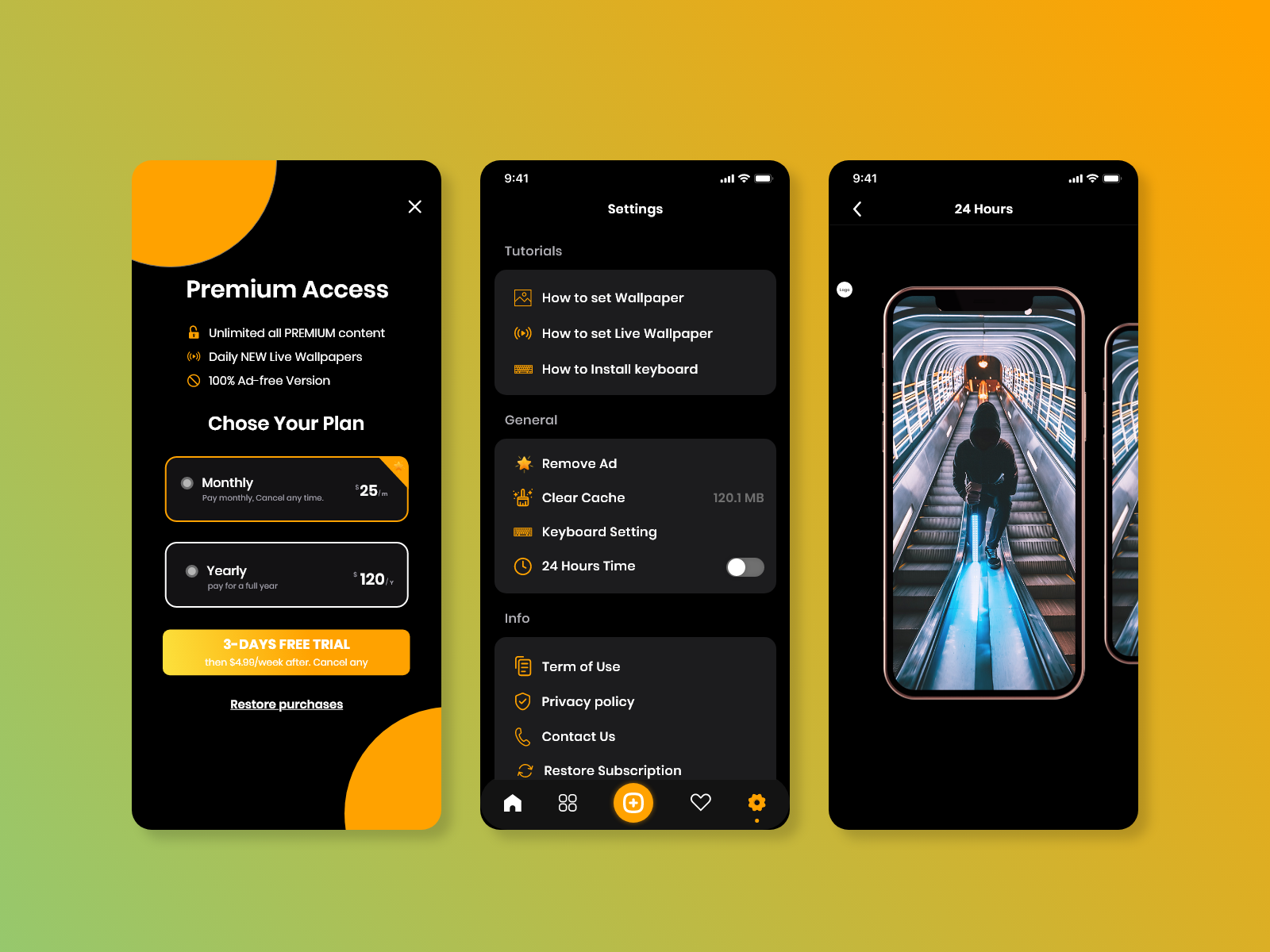 Wallstudio (Wallpaper app) by Muhammad Farooq on Dribbble