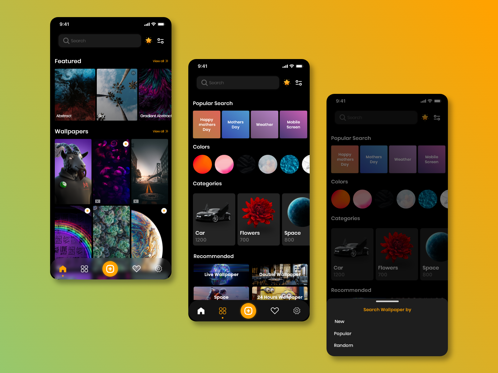 Wallstudio (Wallpaper app) by Muhammad Farooq on Dribbble