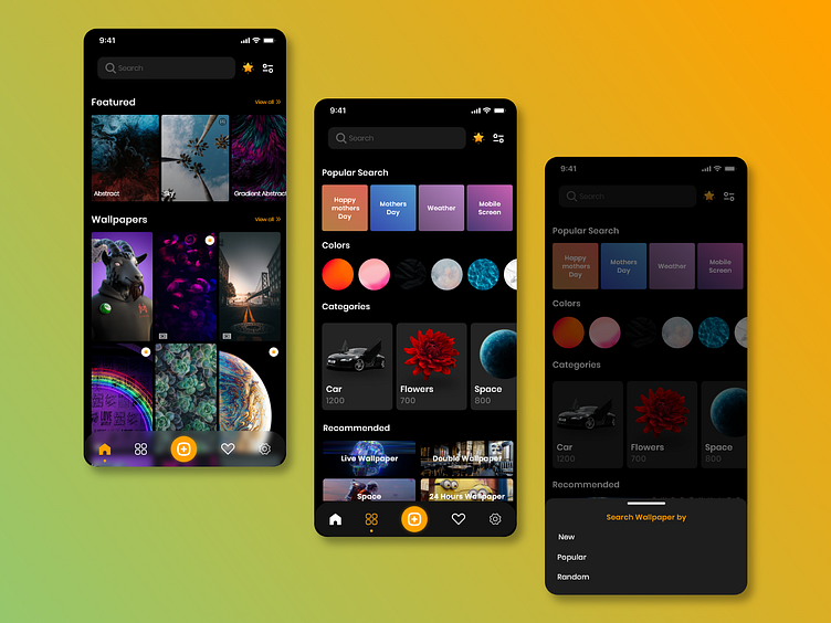 Walper - Wallpaper App UI Kit (Preview)