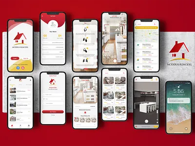 Home Remodeling and Interior Decor APP adobe xd aimal naseem app design app mockup application design design fiverr design home app illustration interior decoration mobile app mobile app design mockup mockup design remodeling ui design
