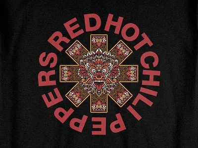 Barong Mask artwork balinese band barong bodilpunk cultural culture demon design drawing graphic design illustration lion mask merchandise mythological mythology tattoo teedesign