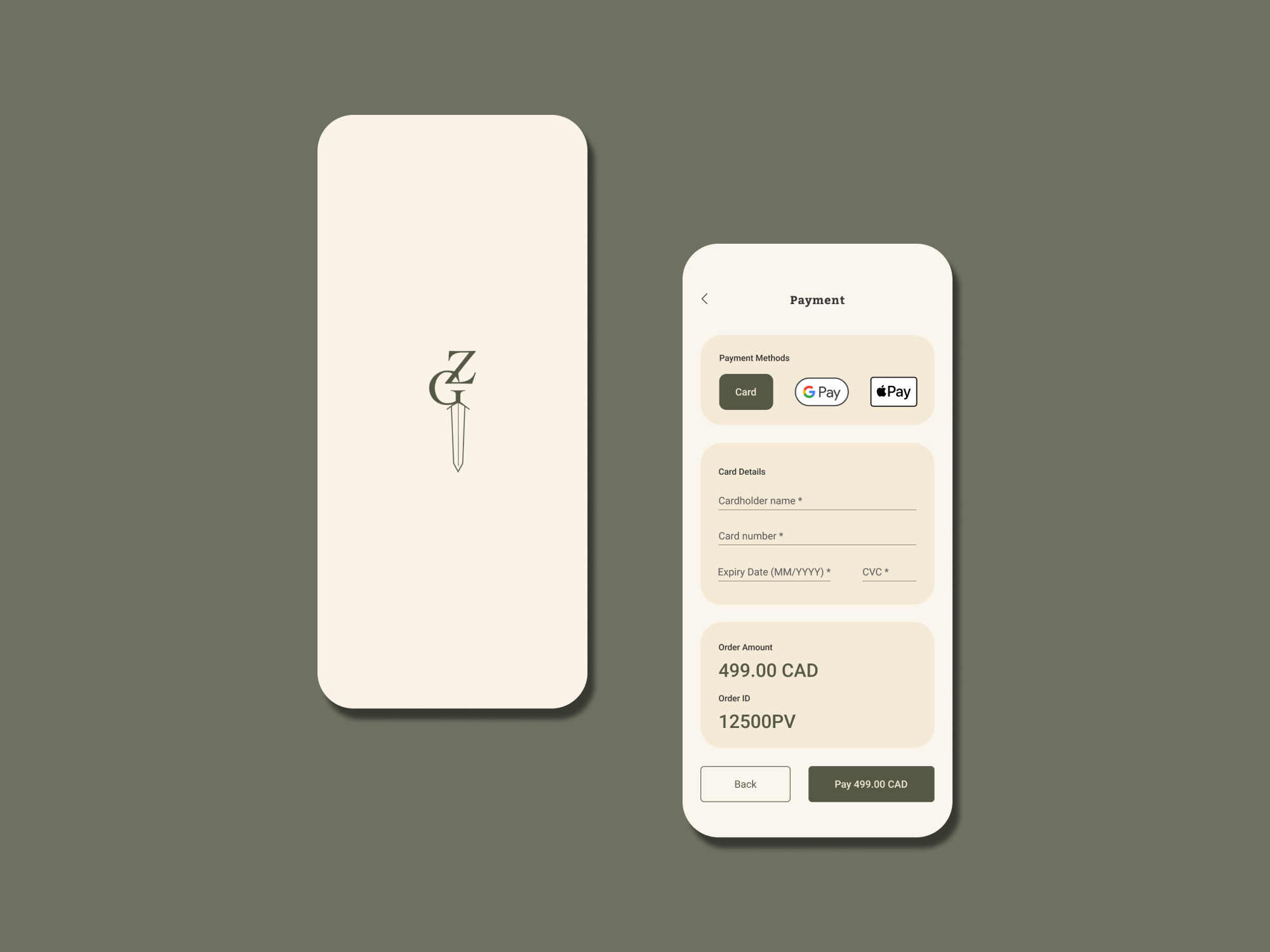 Example of Credit Card Checkout