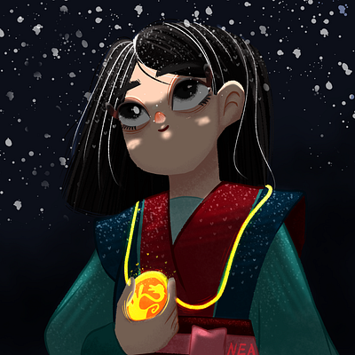 mulan fan art bookillustration characterdesign chibicharacter childrenbookillustration design disneyfanart fa mulan girlillustration illustration illustrationbook mulan