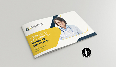 Medical Brochure design- Exeros branding brochure design graphic design healthcare design marketing design medical product brochure