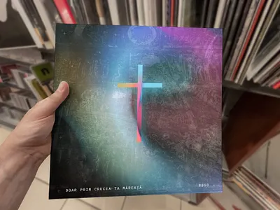 Doar prin crucea Ta măreață - BBSO - album cover design apple black church clean colors cross flow gradient graphic graphic design mesh mesh gradient minimalist mockups music simple social media songs spotify ui