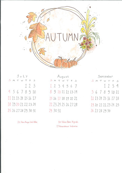 2021 Calendar 2 2021 calendar 4 seasons 4seasons adobe photoshop autumn calendar design graphic design seasons