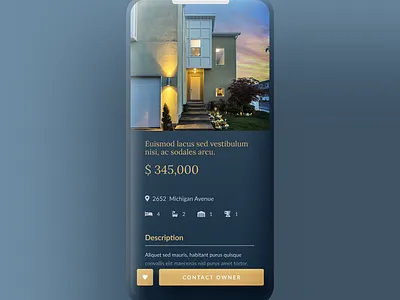 Real Estate App Design design mobile app real estate real estate app ui ux