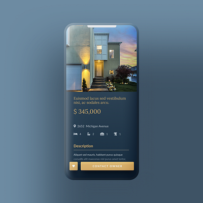 Real Estate App Design design mobile app real estate real estate app ui ux