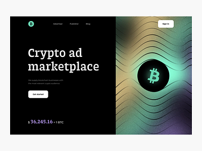 Crypto marketing landing interaction animation bitcoin crypto cryptosite design home page home page design interaction interaction landing landing interaction landing page design motion design ux web website website design websiteanimation