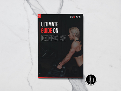 Exercise Guide Booklet branding brochure design fitness brochure fitness design graphic design gym brochure logo magazine marketing design