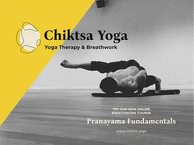 Chikitsa Yoga, Online Hatha Yoga: branding branding design graphic design logo yoga