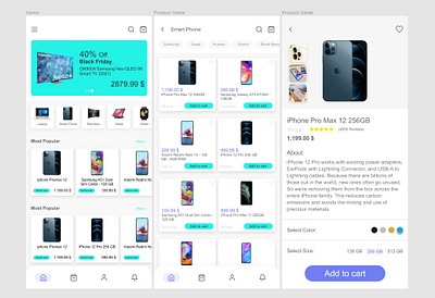 E-commerce Mobile Design design ecommerce figma mobile design ui