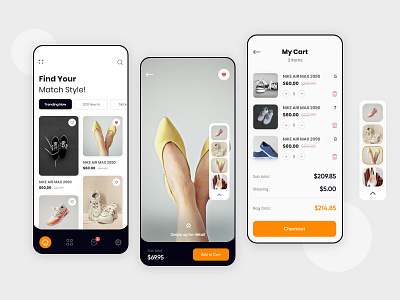 Ecommerce App clean design creative ecommerce app mobile app mobile application