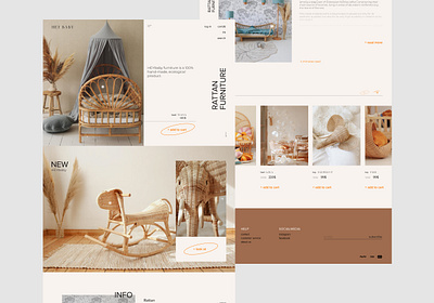 E-store Kids Furniture 2021 branding concept design desktop e store ecommerce figma furniture graphic design homepage kids minimal project redesign ui