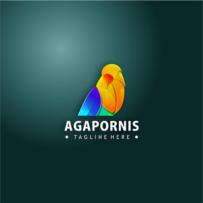 colorful bird illustration branding design esport icon illustration logo vector