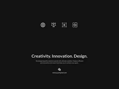Quarkpixel's redesigned website quarkpixel webdesign websiteredesign