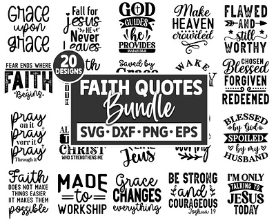 Faith Quotes SVG Bundle