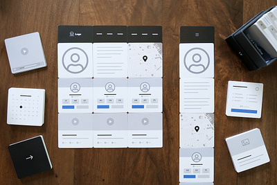 500% of our Kickstarter Goal! design layout mockup print products ui ux ux kits wireframe wireframes