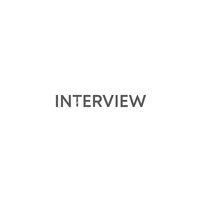 interview branding logo vector