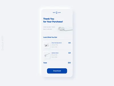 DailyUI 017 - Email Receipt dailyui design email figma ui