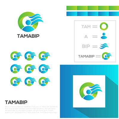 Round Logo - Tamabip 3d 3d logo animation branding design graphic design green health icon illustration leaf logo motion graphics ui