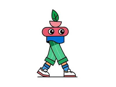 Cute Walk cycle after effects animation character cute cycle gif motion tutorial walk walk cycle walking