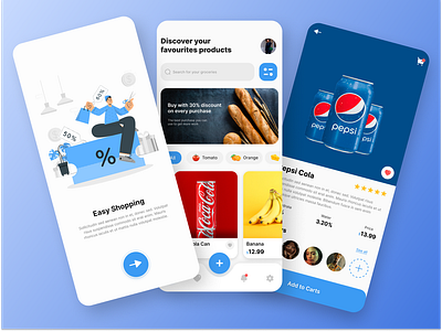 Grocery App Design app app design best ui design clean e commerce grocery inspiration minimal mobile design shopping store ui uiux ux design