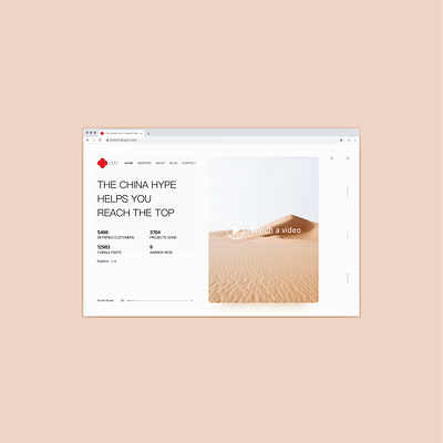 The China Hype Web Design chinese design illustration ui ux web website