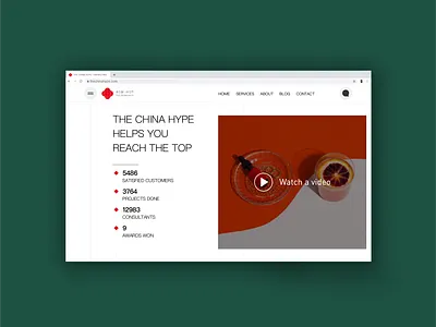 The China Hype Web Design chinese design graphic design illustration ux vector web website