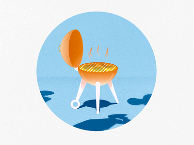 Grill design fire grill illustration illustration art people shadows