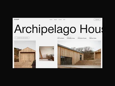 THE VALERY | Project page animation grid motion typography ui ux video web website