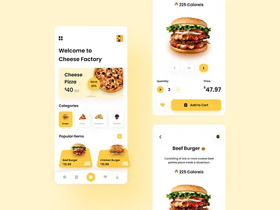 Food delivery app for restaurant burger delivery app eat eating food food app food delivery food delivery app food delivery service food design food order mobile app ordering pizza restaurant restaurant app typography ui ux ux ui